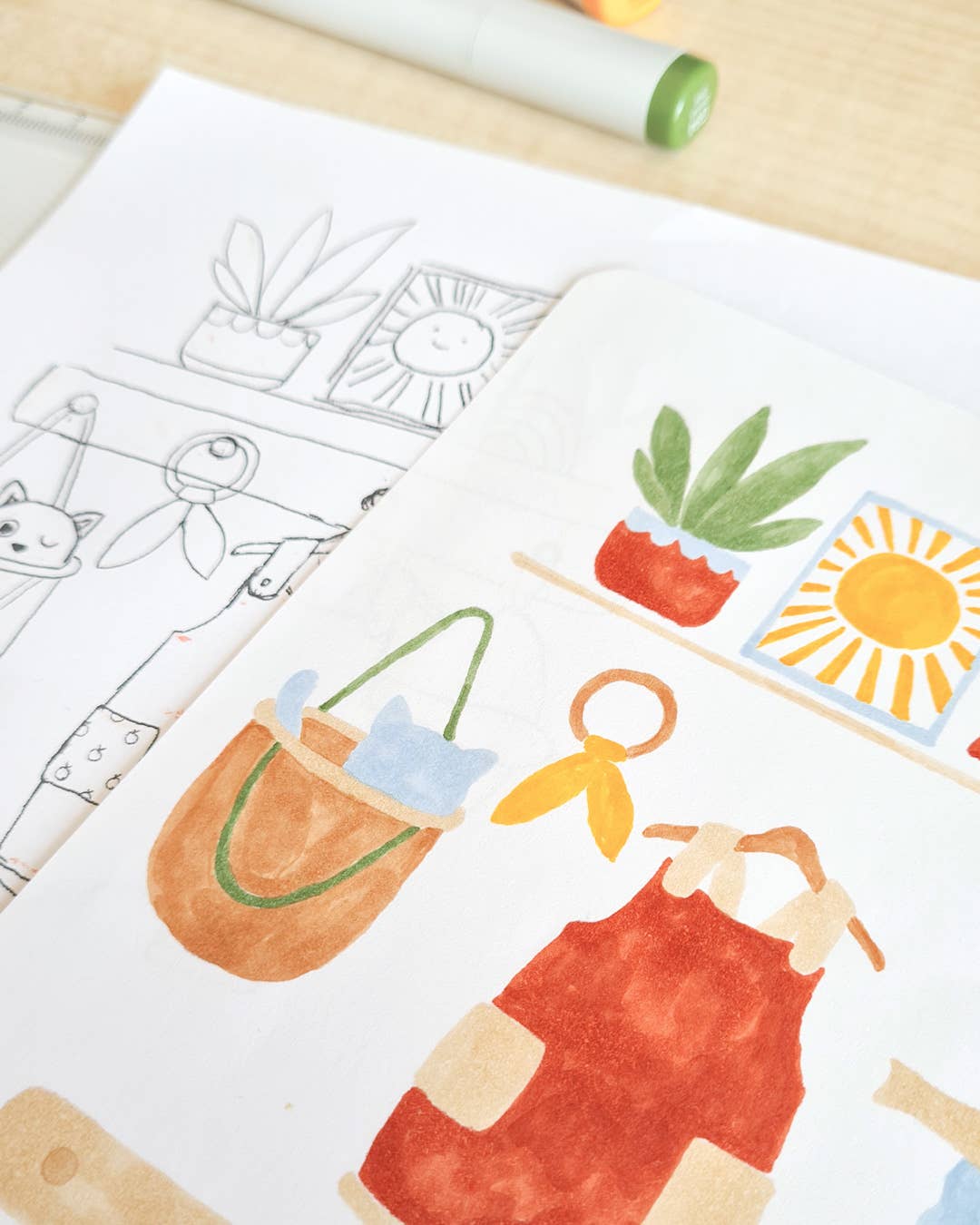 Studio Kuukeluus - Sun baby card - Welcome little one
