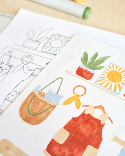Studio Kuukeluus - Sun baby card - Welcome little one
