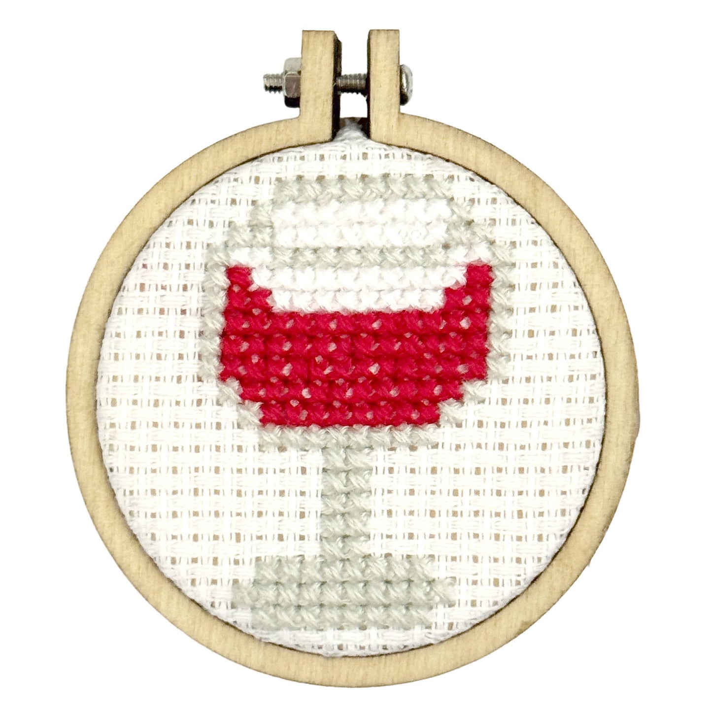 Mini Matchbox Kits - Partners in Wine! Mini Matchbox Cross Stitch Kit