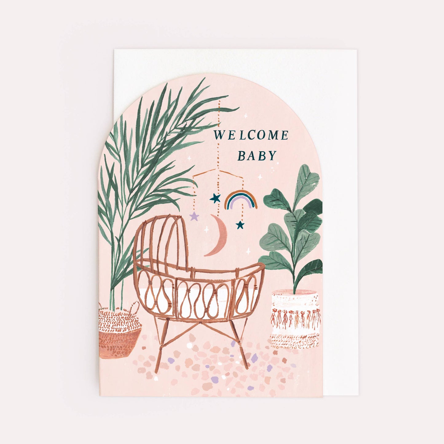 Sister Paper Co. - Welcome Baby Card | New Baby Card | Gender Neutral Baby Card