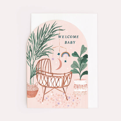 Sister Paper Co. - Welcome Baby Card | New Baby Card | Gender Neutral Baby Card