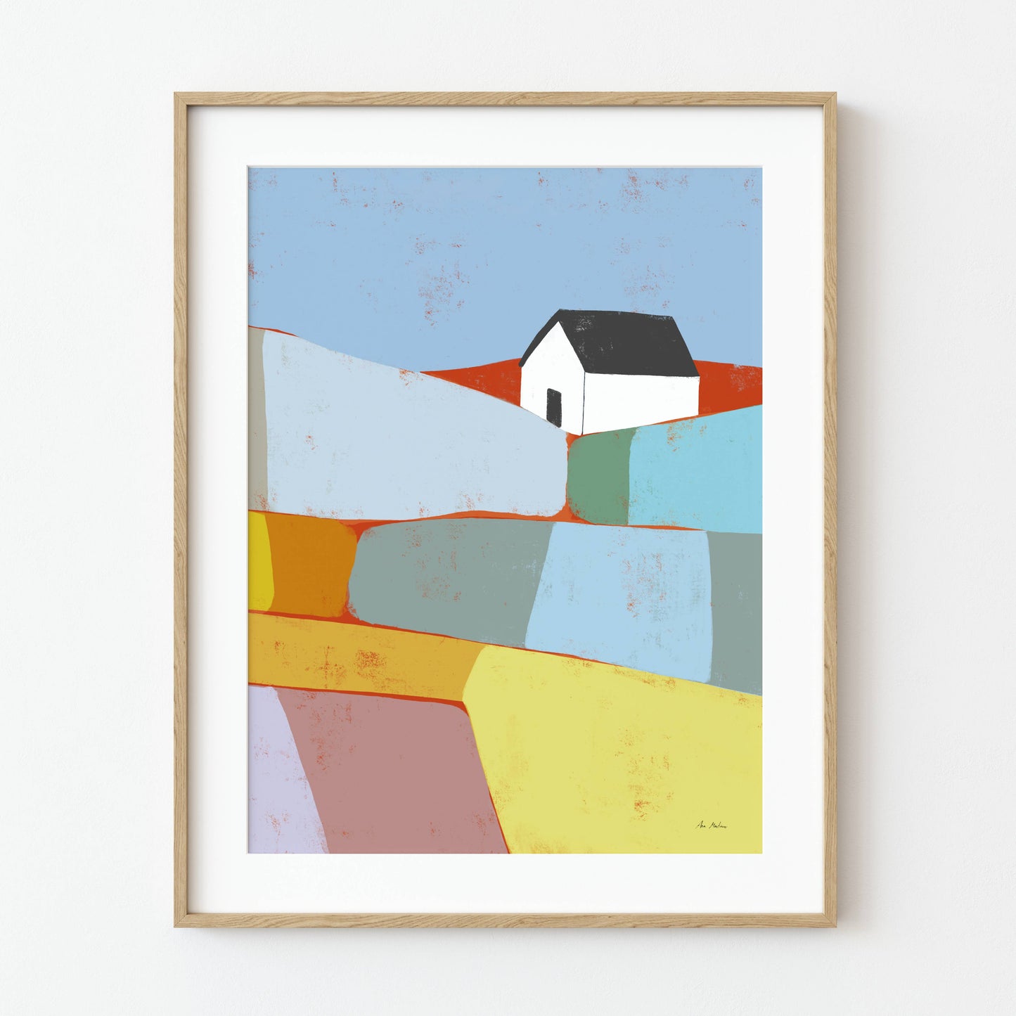 El buen limón -  "Rural landscape" art print