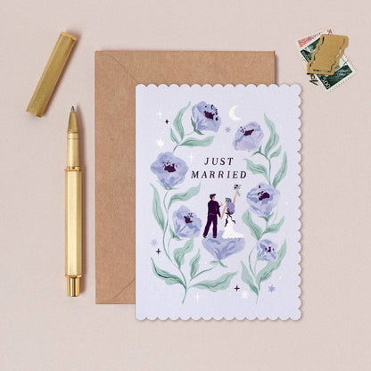 Sister Paper Co. - Botanical Wedding Card | Newlyweds Wedding Greeting Cards