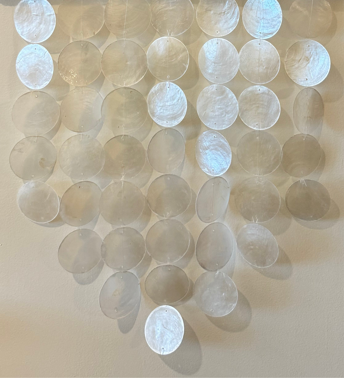 Capiz Wall Hanger Plain