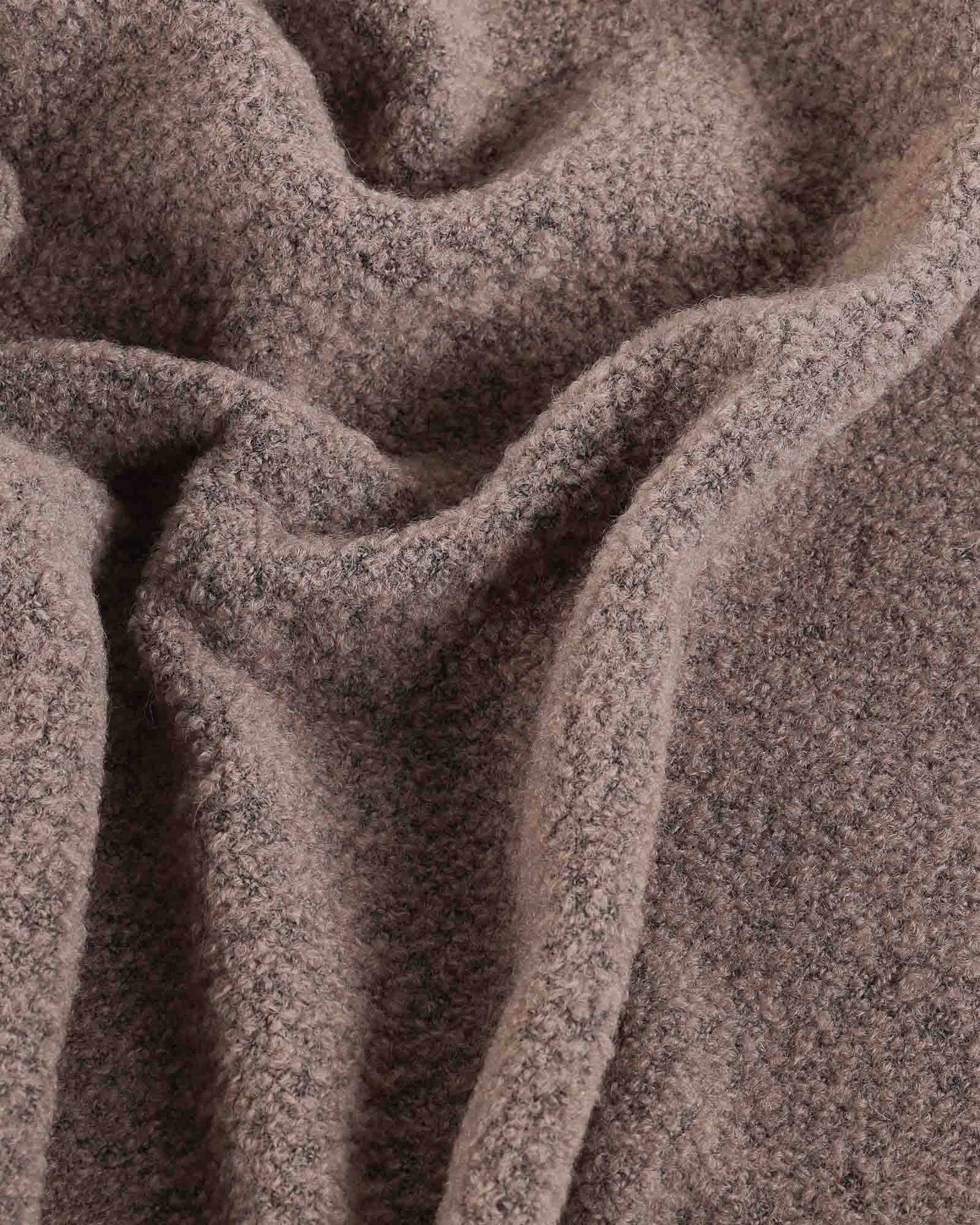 MoST - Wool bouclé throw blanket PARIS cappuccino