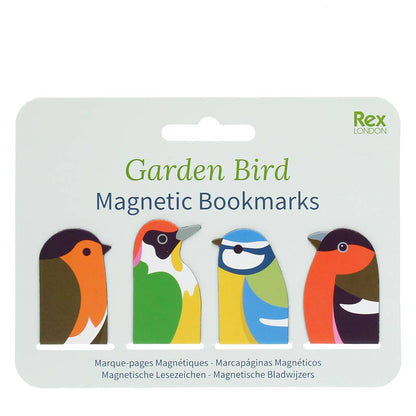 Rex B2B - Europe - Magnetic garden bird bookmarks (set of 4)
