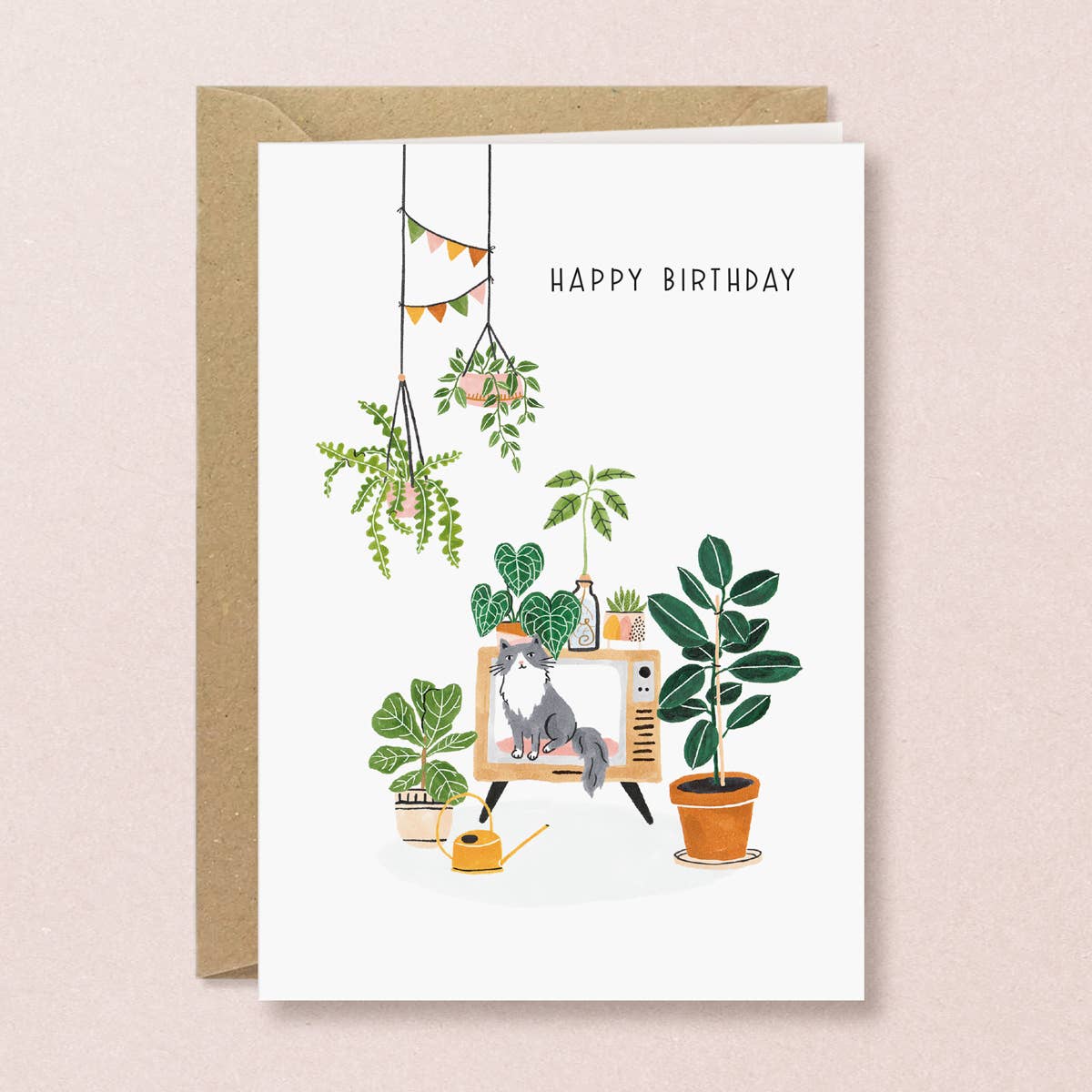 Studio Kuukeluus - Plants Happy Birthday Card