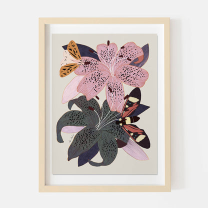 El buen limón - Lily Flowers Art Print