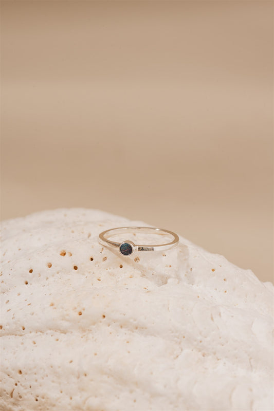 Sabi in Onyx, Moonstone, Amethyst, Emerald & Australian Opal