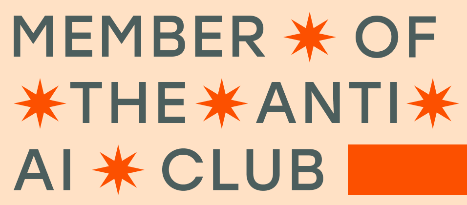 Anti-AI Club Sticker