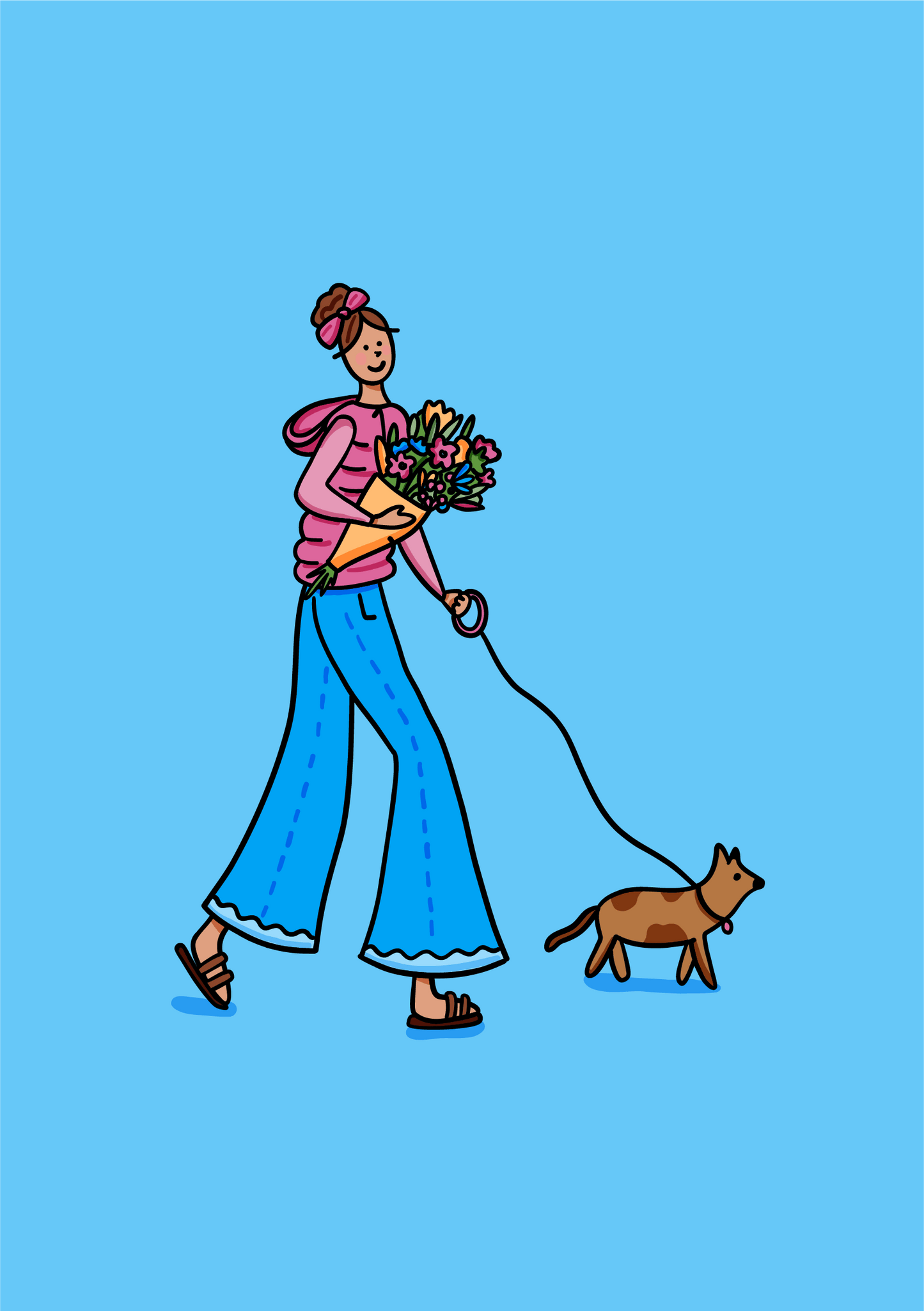 Postcards Flowergirls