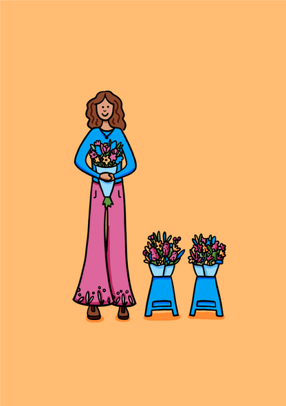 Postcards Flowergirls