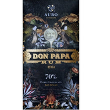 Afbeelding in Gallery-weergave laden, Auro Chocolate: Auro x Don Papa Dark Chocolate 70% with Rum
