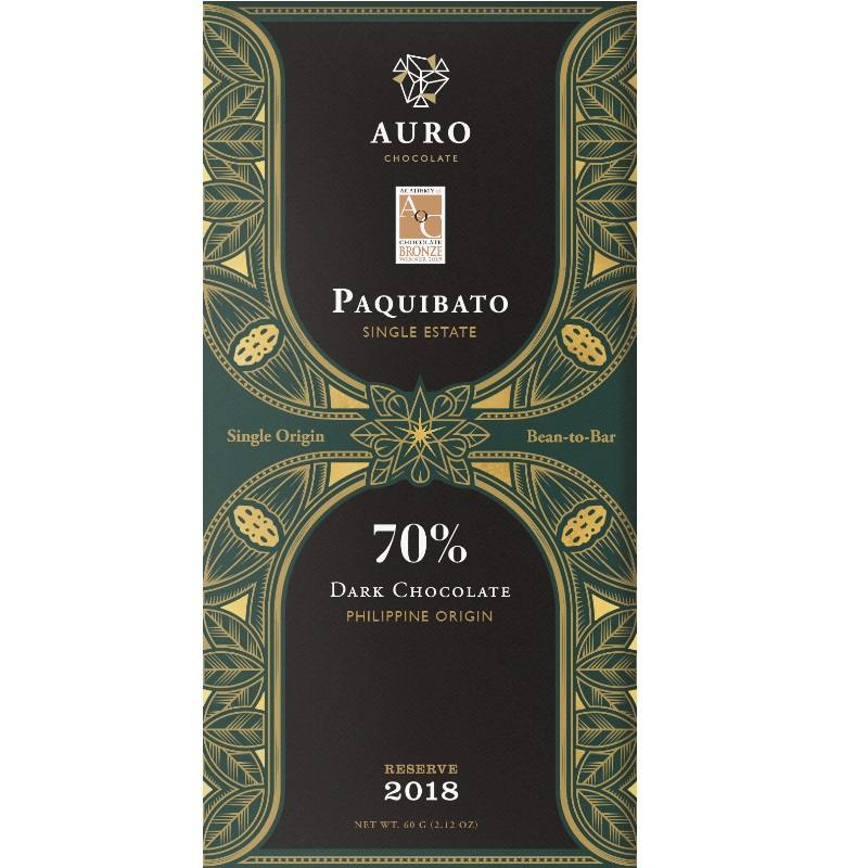 Auro Chocolate: Auro Paquibato Pure 70%