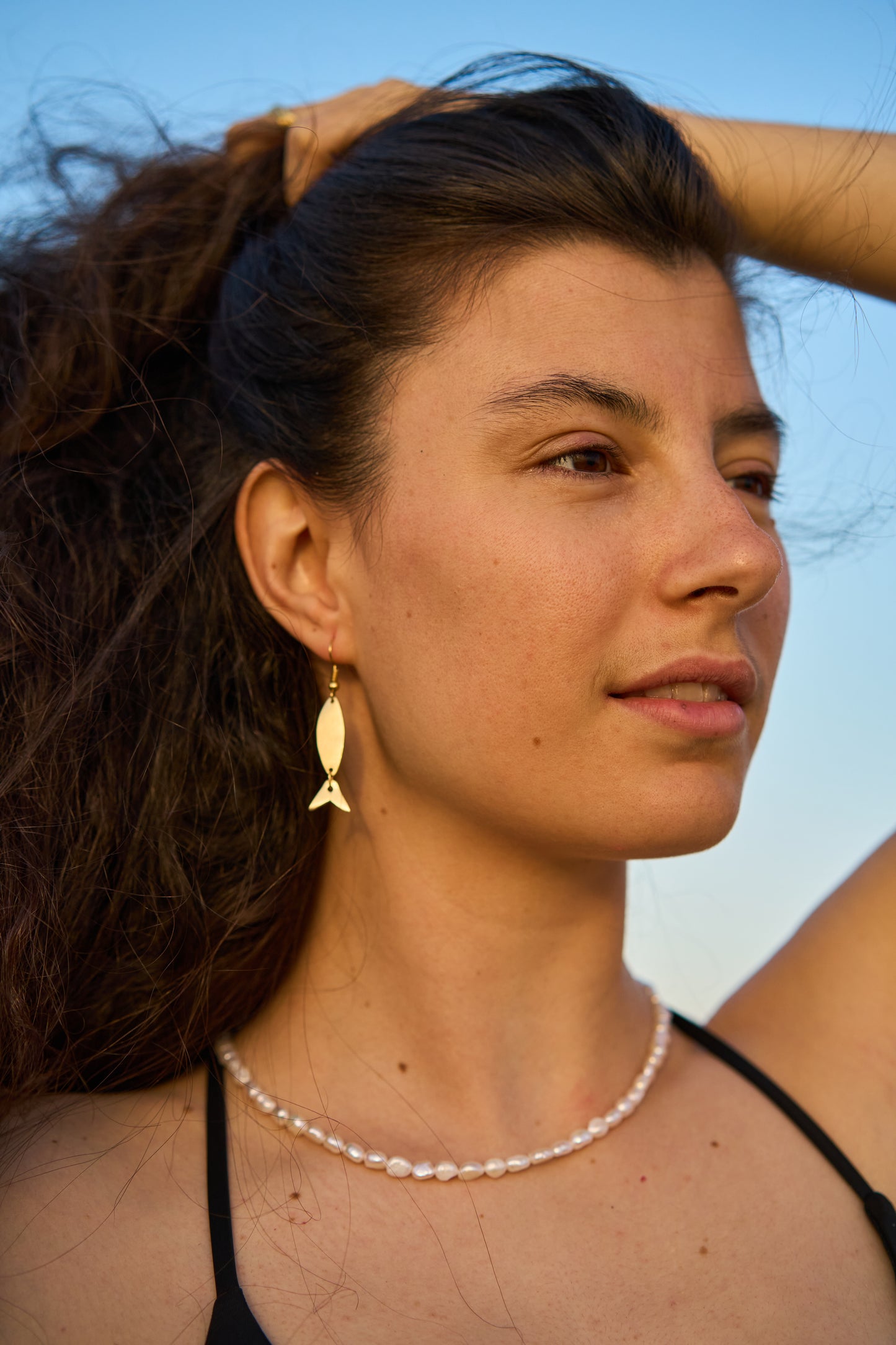 T'Boli Earring: Tilapia
