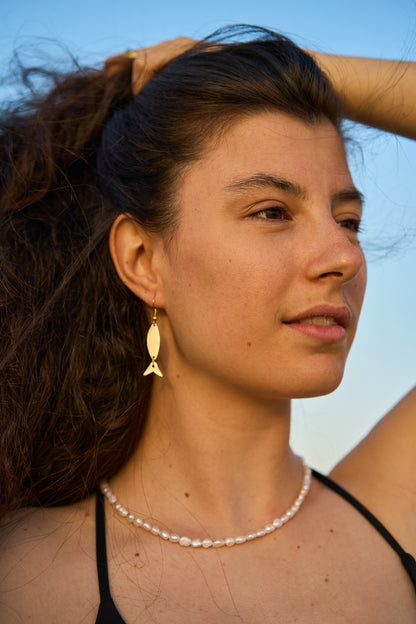 T'Boli Earring: Tilapia