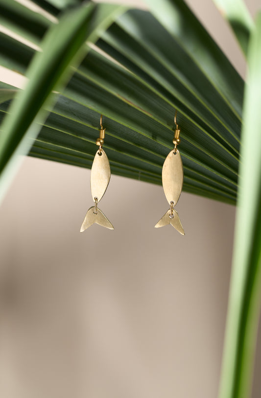 T'Boli Earring: Tilapia