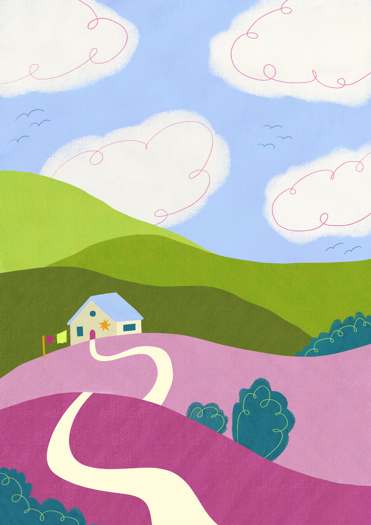 Cloudy Day Print