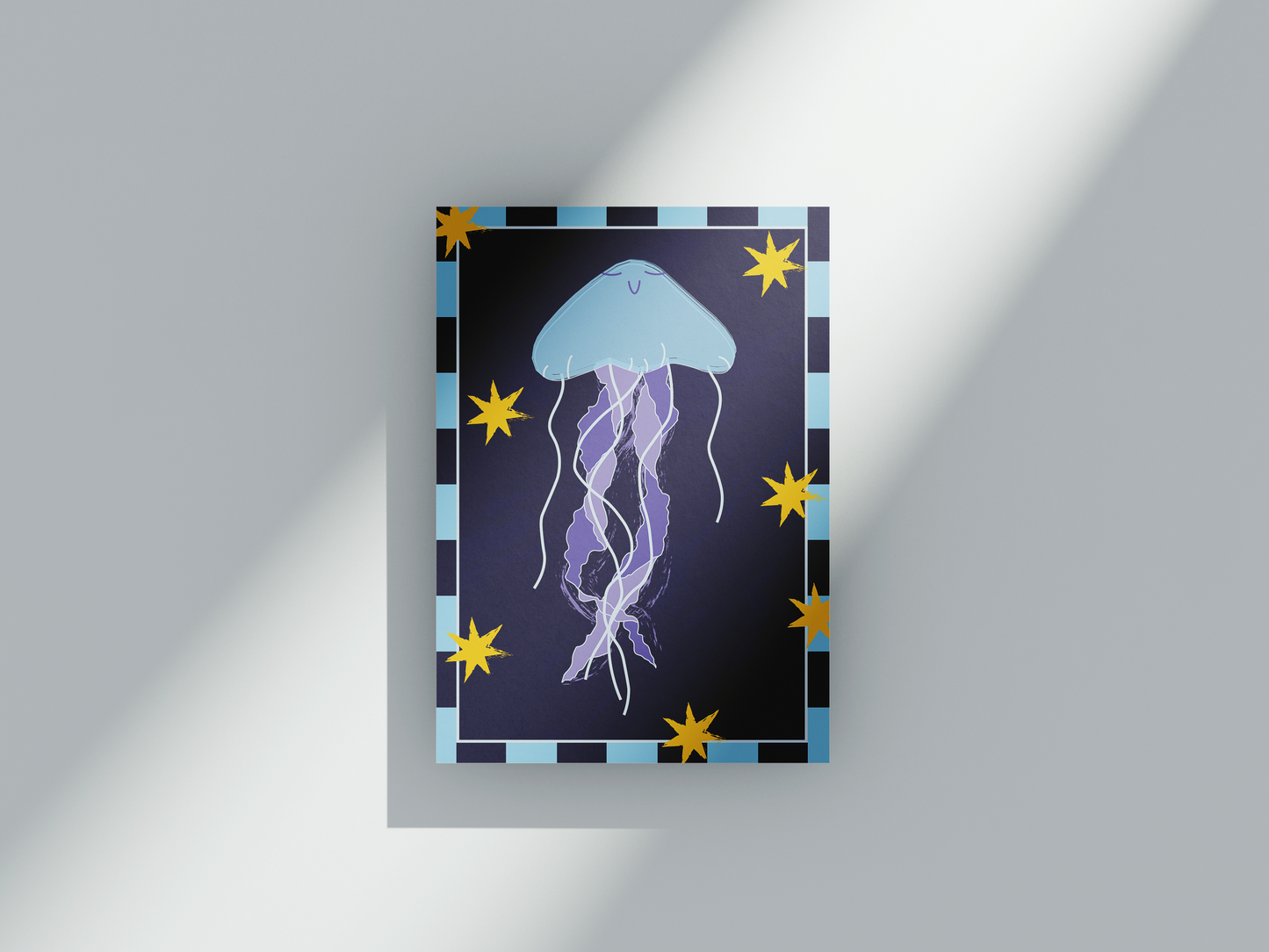 Jellyfish Superstar Print