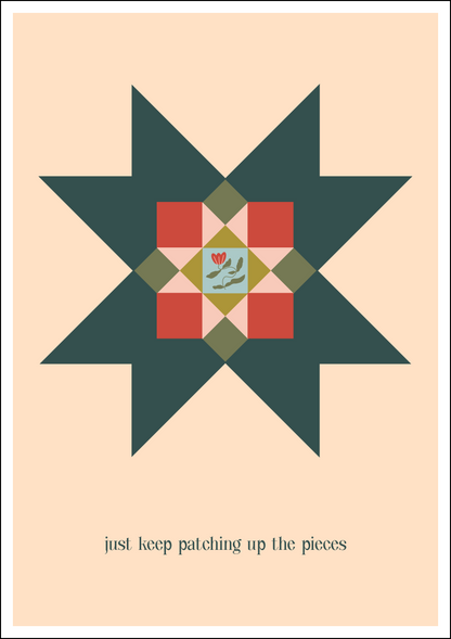 Patching Up The Pieces Print