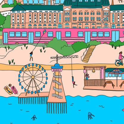 The Hague Illustration - Colourful Print