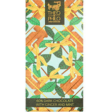 Load image into Gallery viewer, Theo &amp; Philo – Dark Chocolate with Ginger and Mint 60%
