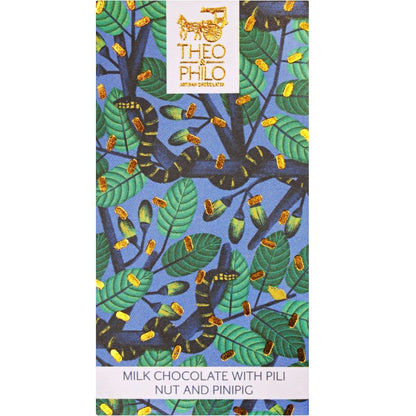 Theo & Philo – Milk chocolate with Pilinoten and Pinipig