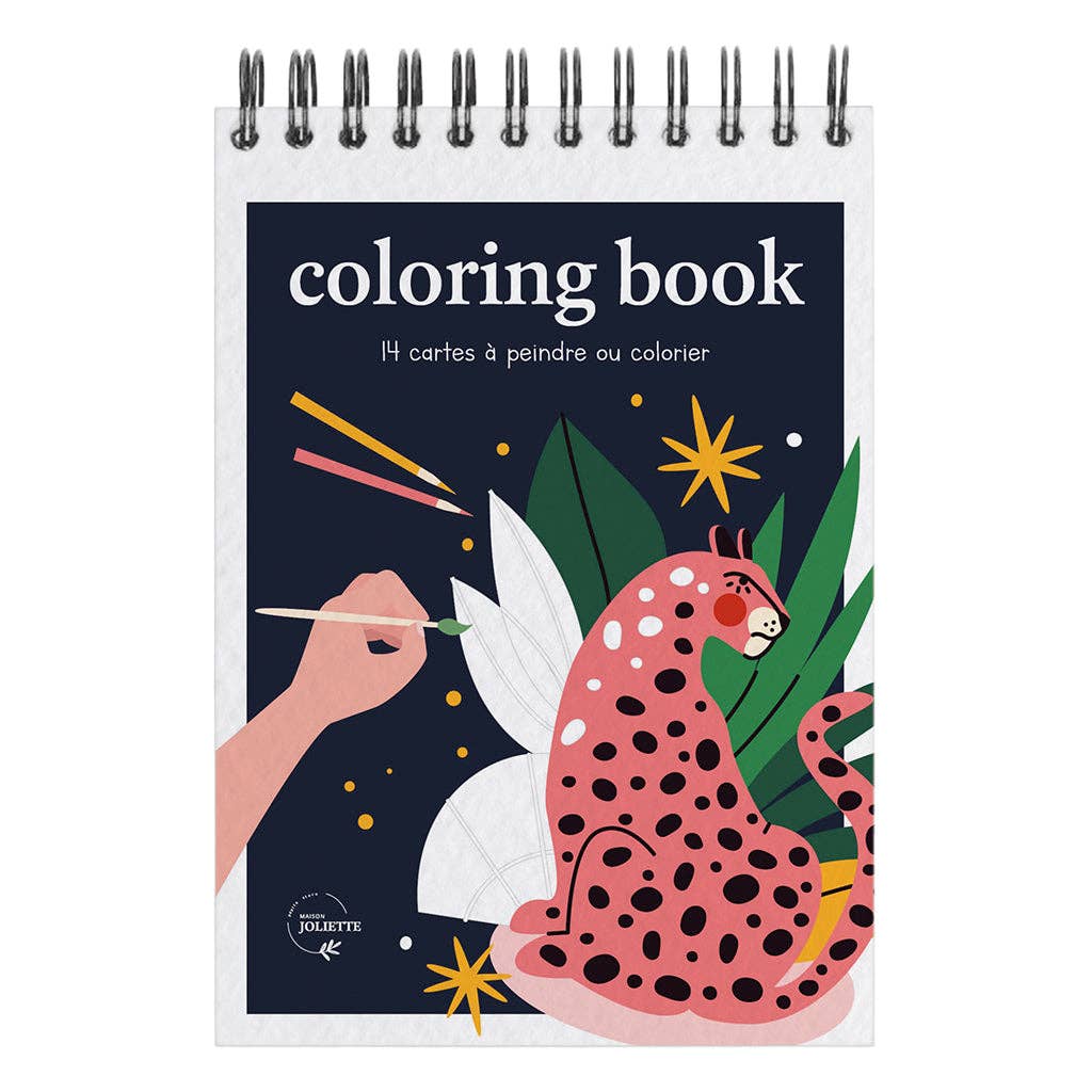 Maison Joliette - A6 Coloring Book - Wild