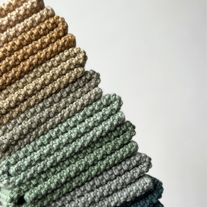 Aspegren Denmark - Dishcloths - Organic Cotton - Set of 2 - Knitted - Pampas