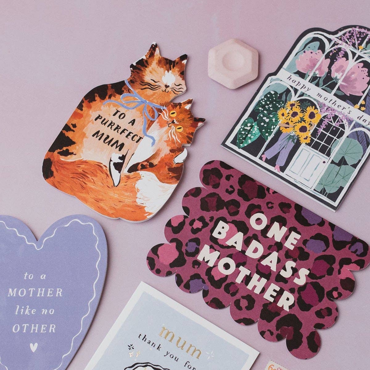 Sister Paper Co.  - Purrfect Mum Cat Card | Cat Lover Mother's Day Cards