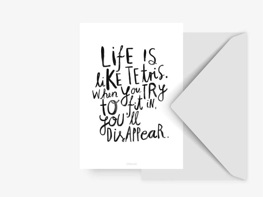 typealive - Postcard/Life Is
