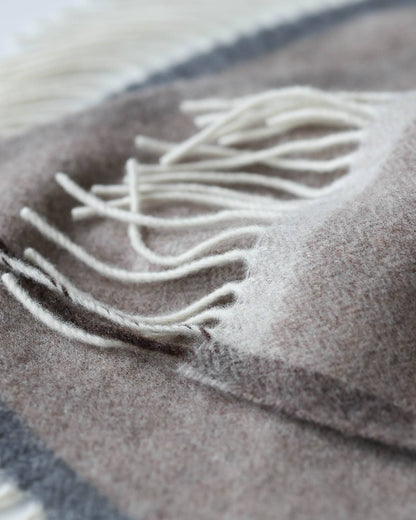 MoST - Merino/cashmere Throw Blanket MILANO - brown