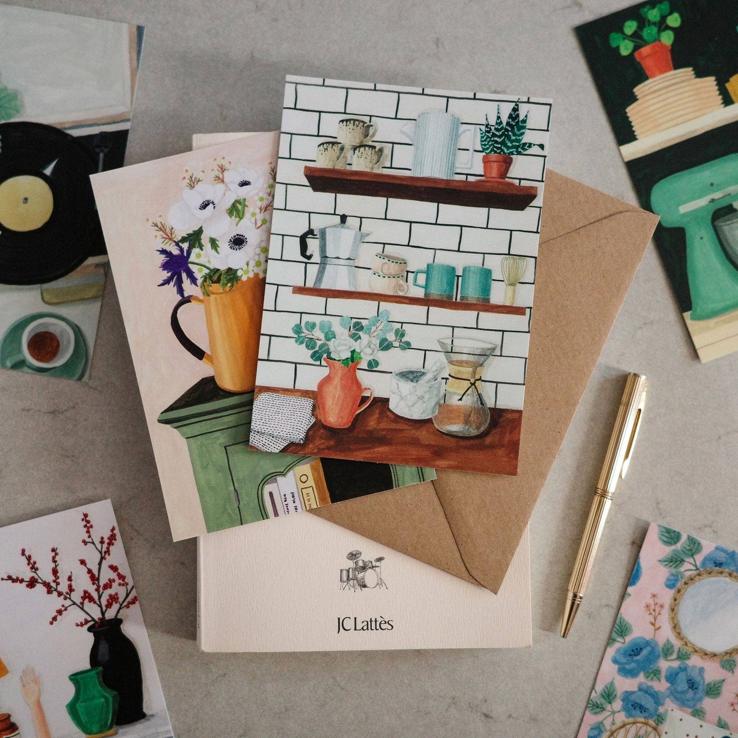 MÉLANIE VOITURIEZ - Barista Postcard