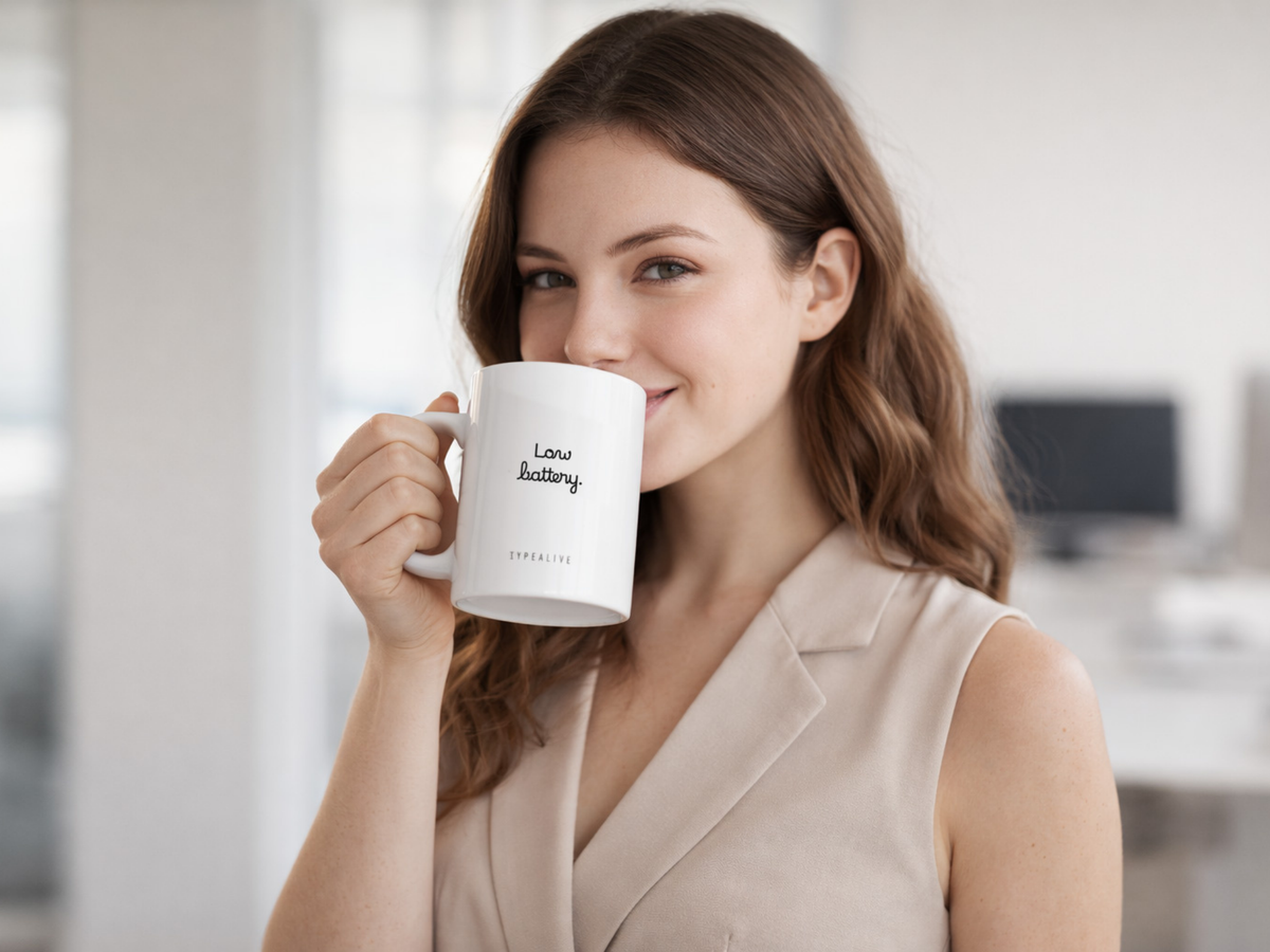 typealive - Ceramic Mug / High Expectations w/ envelope