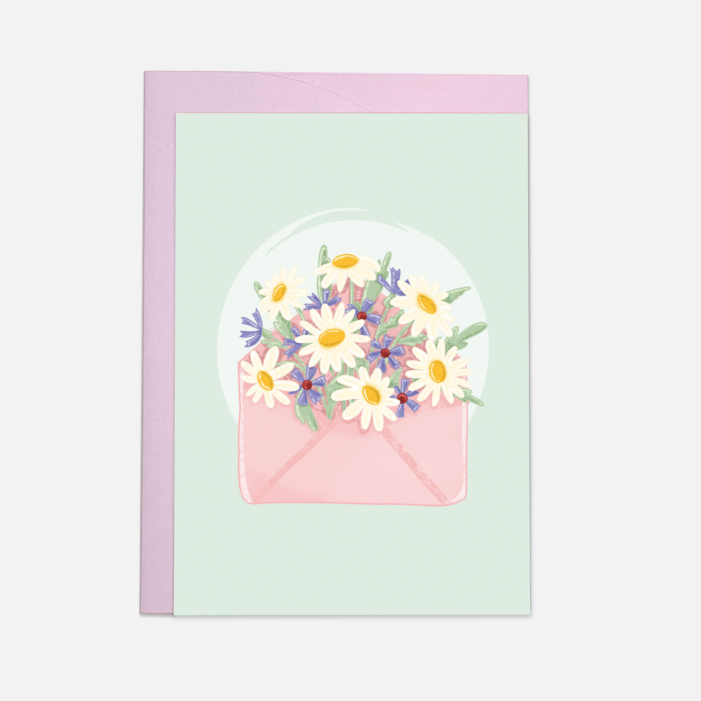 Kaart Blanche - Flowers mail greeting card