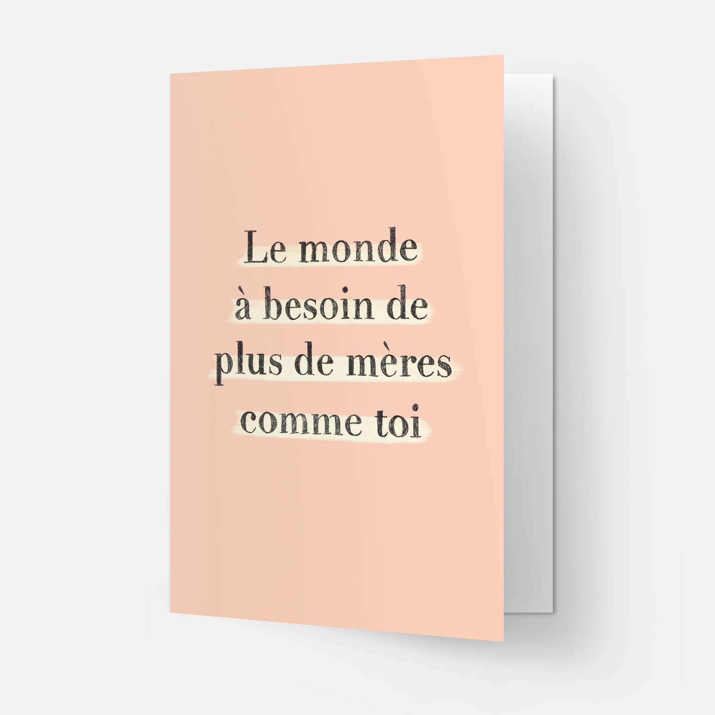 Kaart Blanche - More moms greeting card (also in FR)