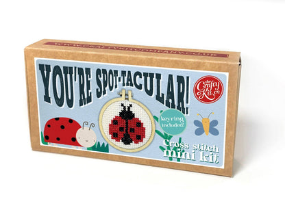 Mini Matchbox Kits - You're Spot-Tacular! Mini Matchbox Cross Stitch Kit