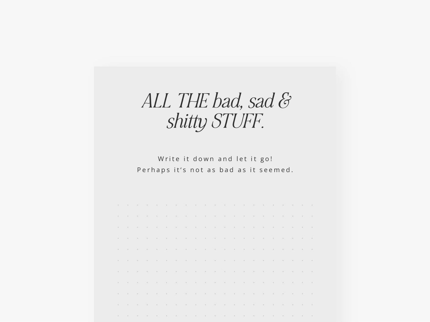 typealive - Notepad “slim”/All The Stuff