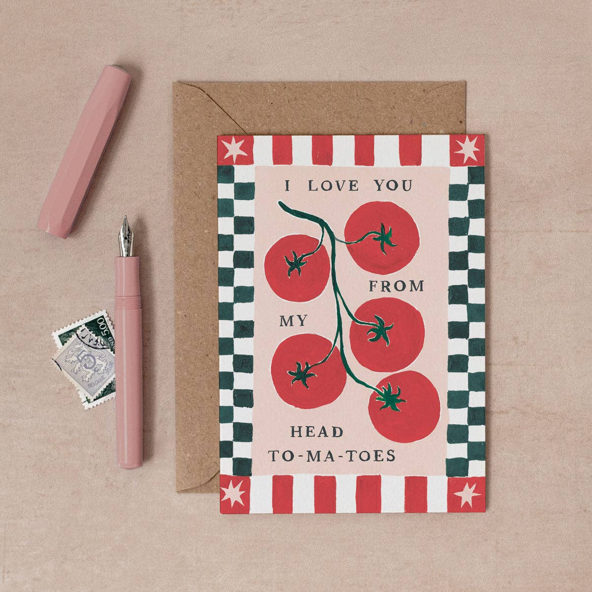 Sister Paper Co. - Tomatoes Love Card | Anniversary Card | Valentines Cards