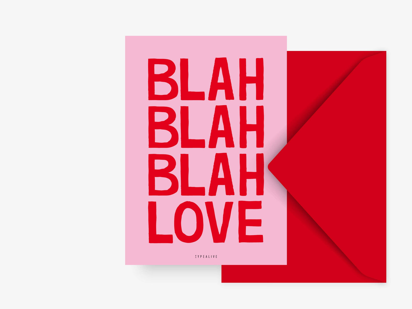 typealive - Postcard/Blah Blah Love w/ Envelope