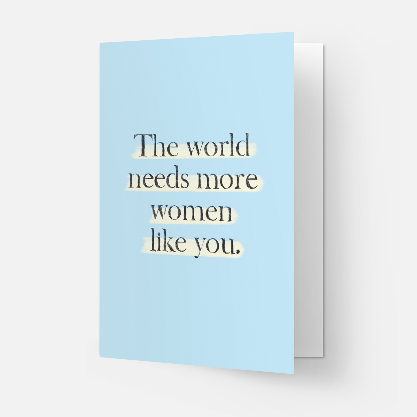 Kaart Blanche - Women like you greeting card (also in FR)