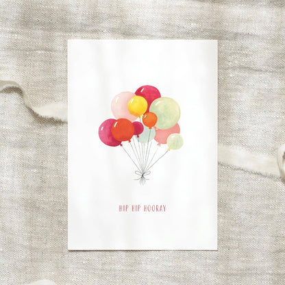 Leo La Douce GmbH - Postcard · Hip Hip Hooray | Balloons