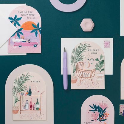 Sister Paper Co. - Adventures Wedding Card | Bride & Groom Card | Wedding Cards