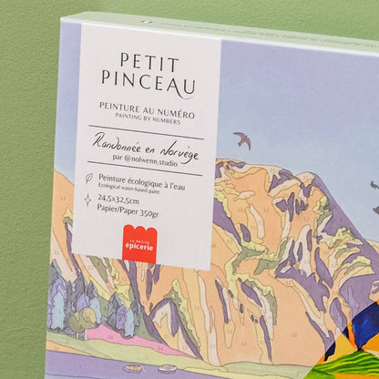 La Petite Épicerie - Paint by Numbers Kit - Hiking in Norway Nolwenn Studio