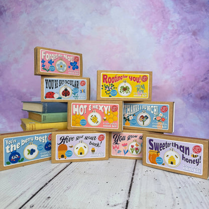 Mini Matchbox Kits - You're Spot-Tacular! Mini Matchbox Cross Stitch Kit