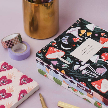 Sister Paper Co. - Mushrooms Notebook | Plain Page Journal | Notebooks