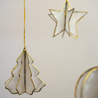 Kinta - Trim Cap Tree Paco Offwhite w/ gold 7 cm