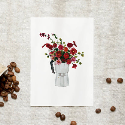 Leo La Douce GmbH - Postcard - Espresso Bouquet