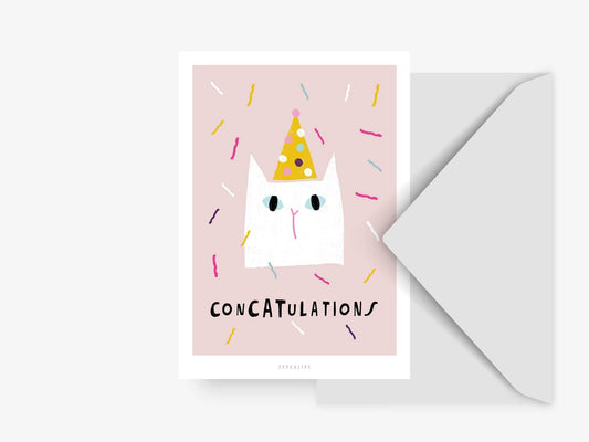 typealive - Postcard/concatulations