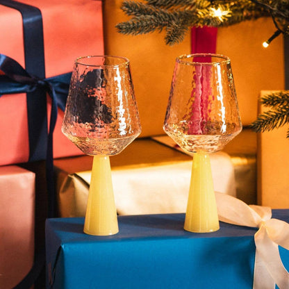 Brût Home and Glassware - Wine Glass Claude | Set of 2 | Wine glass set | topaz